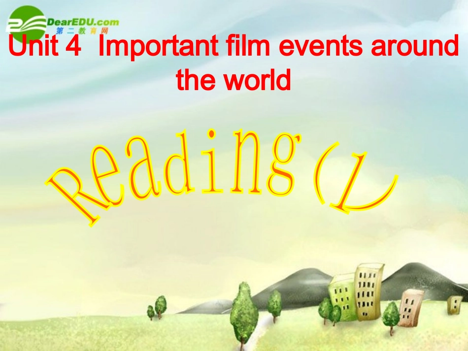 高中英语 unit4 reading 课件 牛津版选修8 课件_第1页