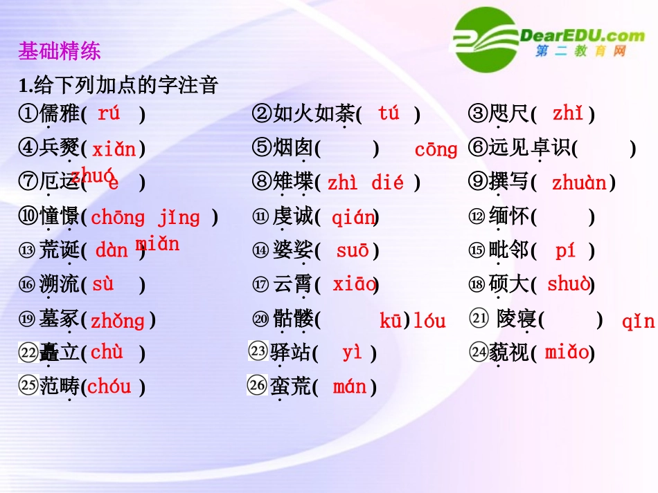第一单元  自读文本  金字塔感言  第1课时 课件_第3页