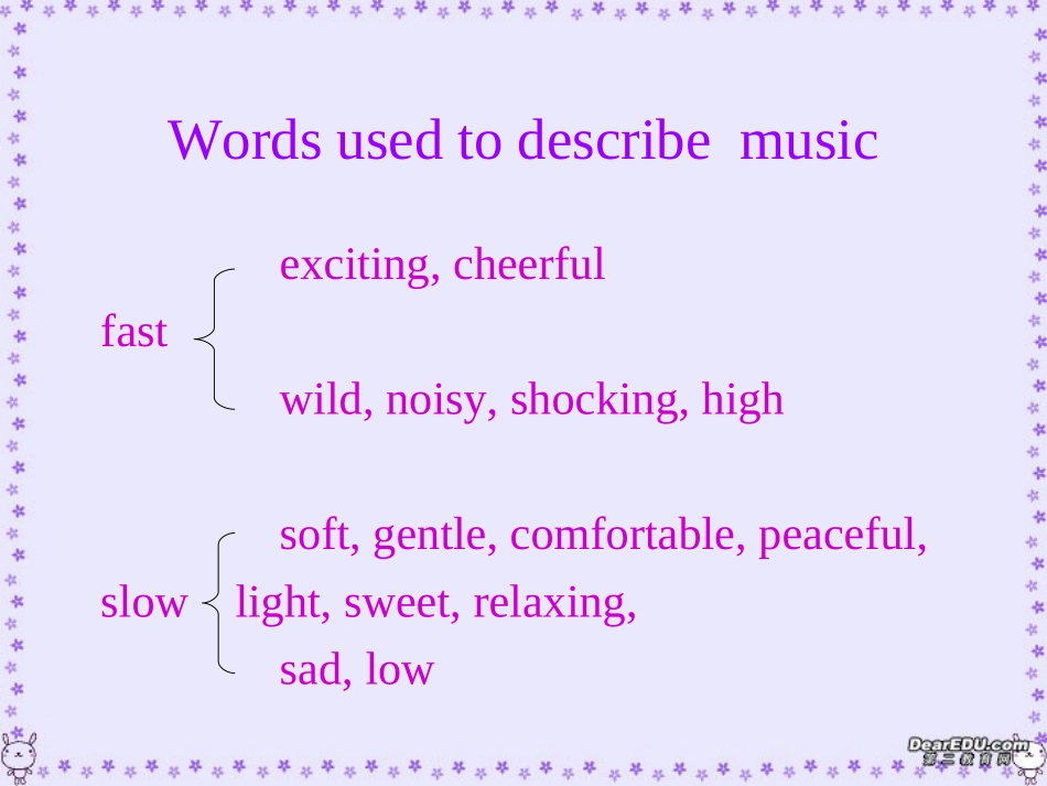 高一英语Unit11 The sounds of the world课件 新课标 人教版 课件_第3页