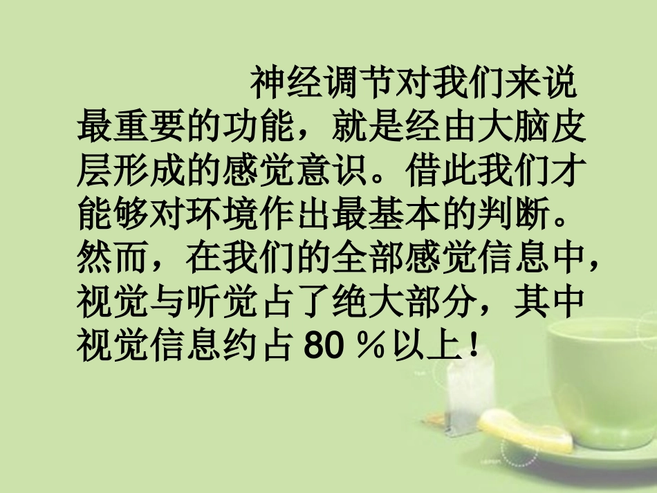 甘肃省会宁县七年级生物下册(人体对信息的感知)课件(1)  课件_第2页