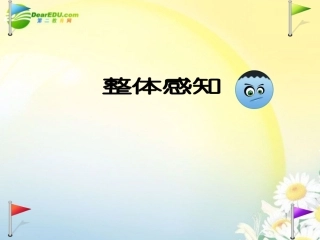高考语文 现代文整体感知复习课件 新人教版 课件
