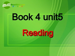 高中英语：Book4 unit5 Theme parks Reading课件 人教版必修4 课件