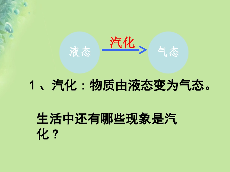 江苏省南京市溧水区八年级物理上册 2.2 汽化和液化课件1 (新版)苏科版 课件_第3页