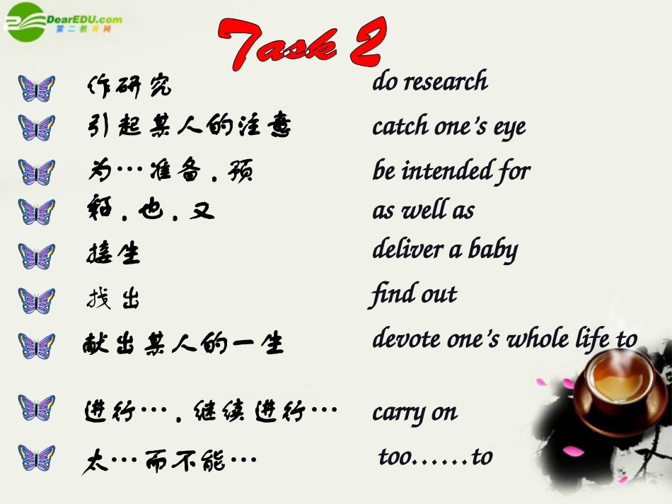 高中英语 Module Four Unit1 Women of achievement 课件(2) 新人教版必修4 课件_第3页