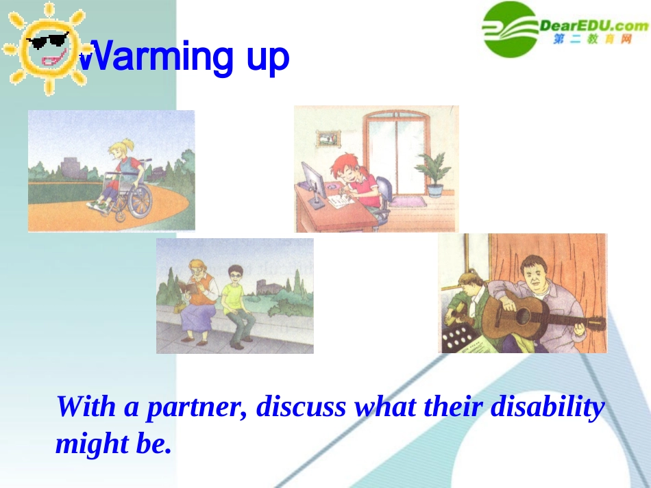 高中英语 unit1 Living well-Warming Up,Pre-reading and Reading课件 新人教版选修7 课件_第3页