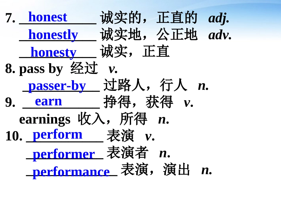 高中英语 Unit 5 Music Part 8 单元总结课件 新人教版必修2 课件_第3页