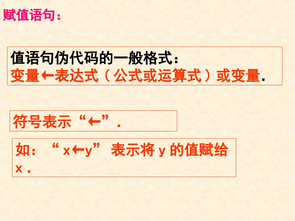 高中数学第一章算法初步全章的课件必修3_第2页