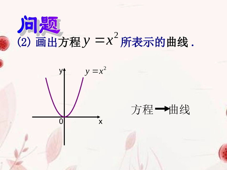 高中数学(曲线与方程)课件 新人教版选修2-1 课件_第3页