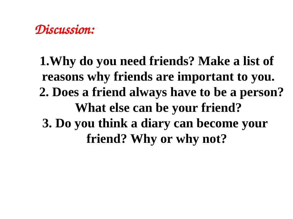 高中英语 Unit1 Friendship-Reading课件 新人教版必修1 课件_第3页