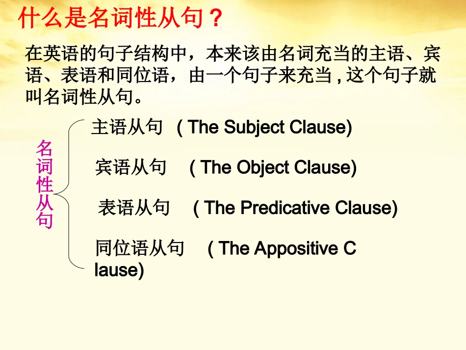 高中英语 Unit3 Grammar宾语从句课件 新人教版必修3 课件_第2页