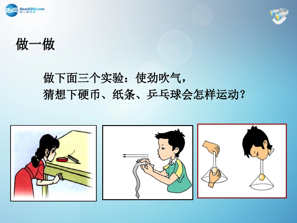 河南省洛阳市东升二中八年级物理下册(9.4 流体压强与流速的关系)课件 (新版)新人教版 课件_第2页