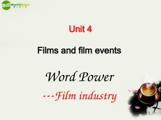 高中英语 Unit4(Films and film events)Word power课件2 牛津译林版选修8 课件