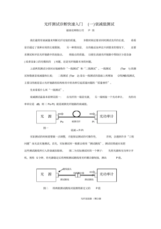 光纤测试入门alpha-FLUKE