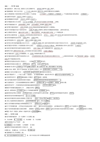 光纤通信试卷整理