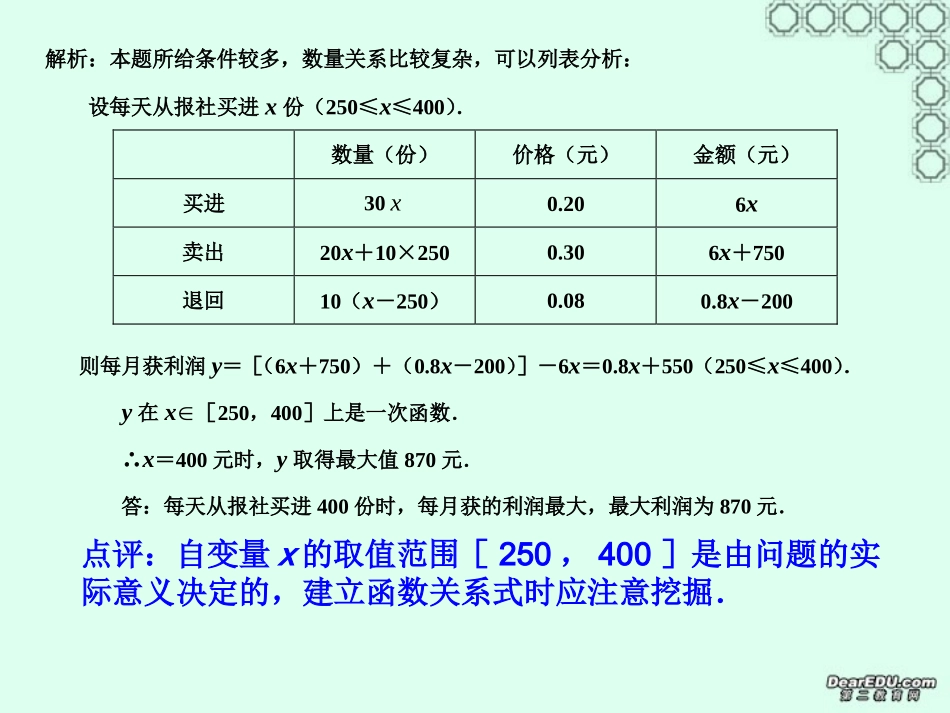 高一数学函数模型及其应用 苏教版 课件_第3页