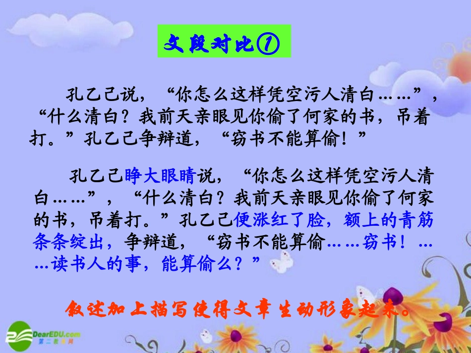 高中语文 表达交流 直面挫折——学习描写课件 新人教版必修2 课件_第3页