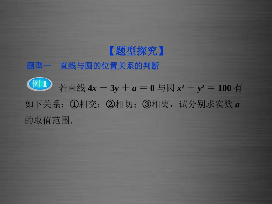 高中数学 第四章 圆的方程复习课课件 新人教A版必修2 课件_第3页