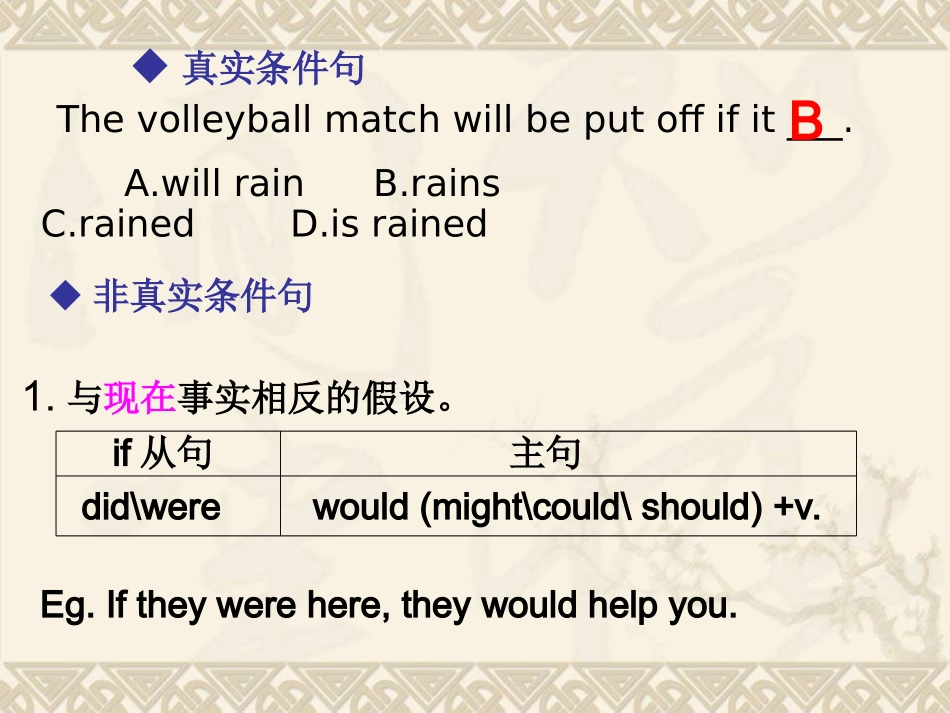 高三英语高考二轮专题复习课件：虚拟语气 课件_第3页