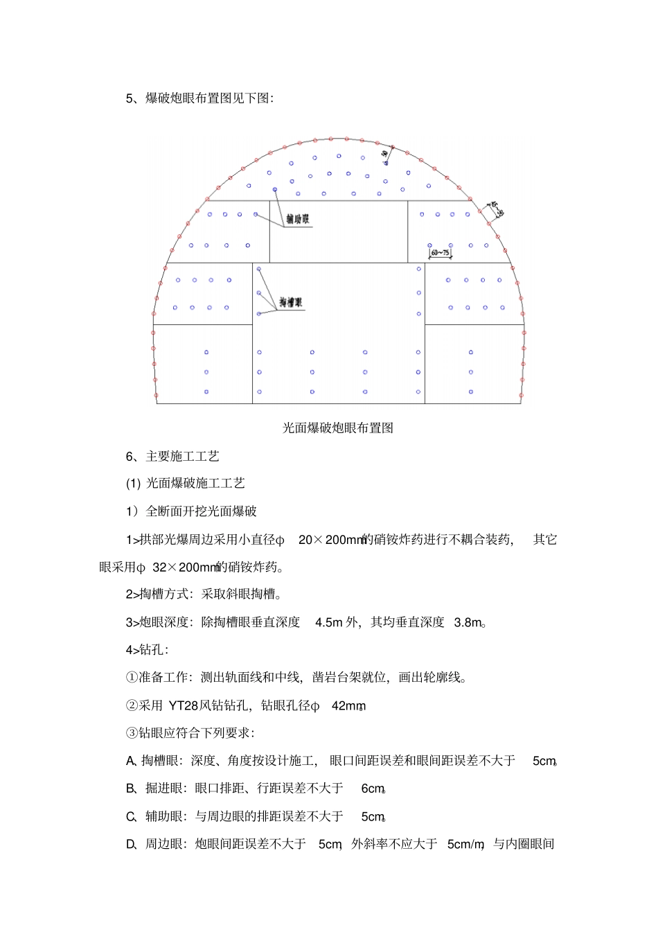 光面爆破水压爆破作业指导书_第3页