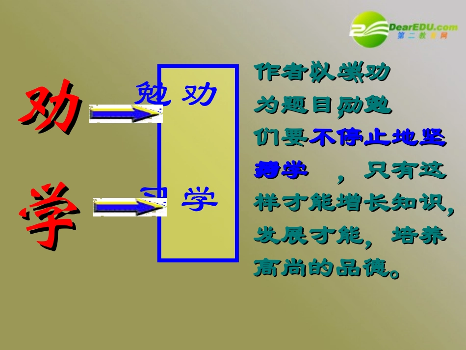 高中语文(劝学)教学实用课件 人教版第一册 课件_第3页