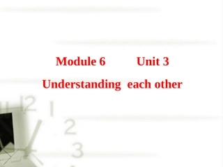 高考英语 module 6 unit 3 words1课件