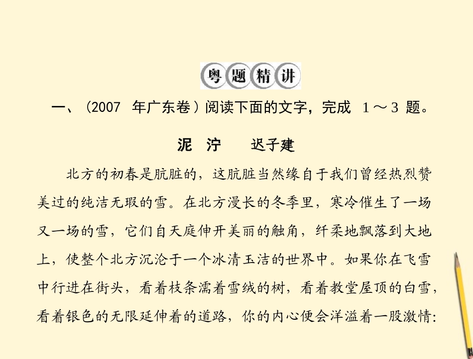 高考语文第一轮复习 考点知识课件26 课件_第2页