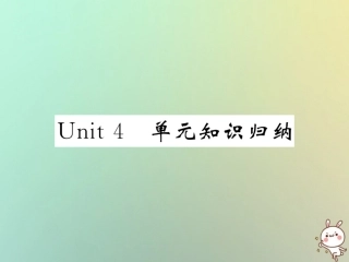 秋七年级英语上册 Unit 4 Where s my schoolbag单元知识归纳练习课件 (新版)人教新目标版 课件