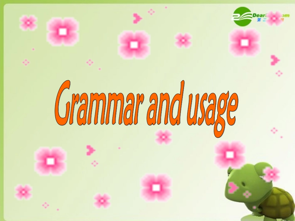 高中英语 Unit 1 School life—Grammar and usage1课件 牛津译林版必修1 课件_第2页