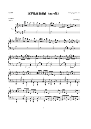 克罗地亚狂想曲分析