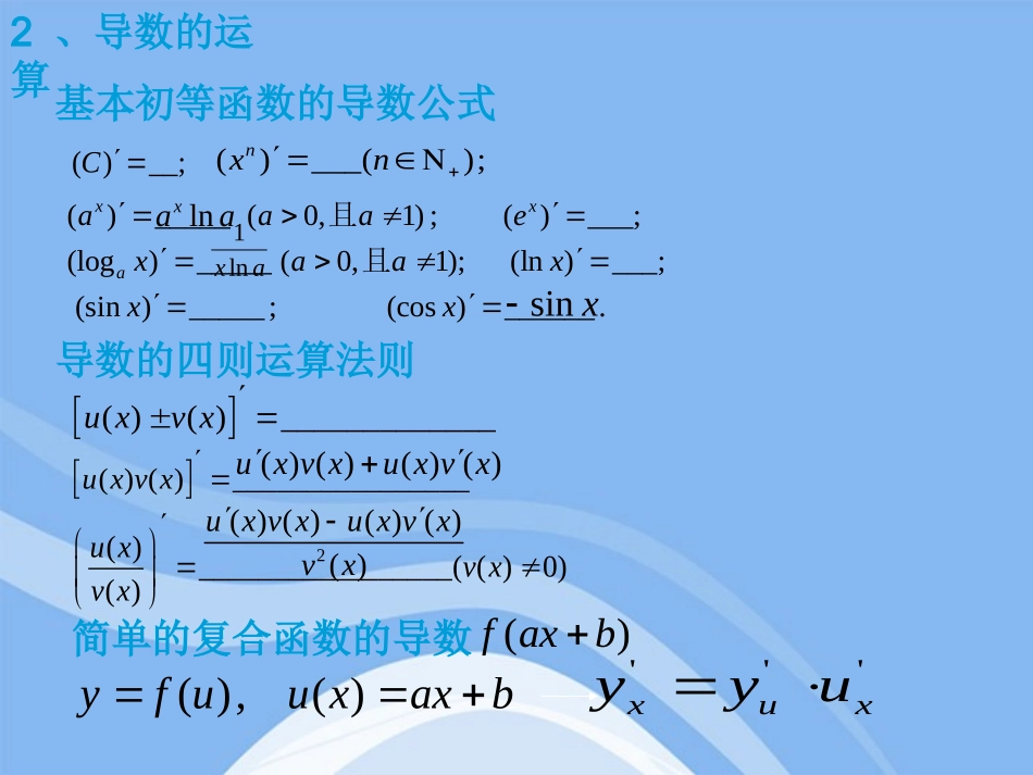 高中数学 133(导数的实际应用)课件2 新人教B版选修2-2 课件_第3页