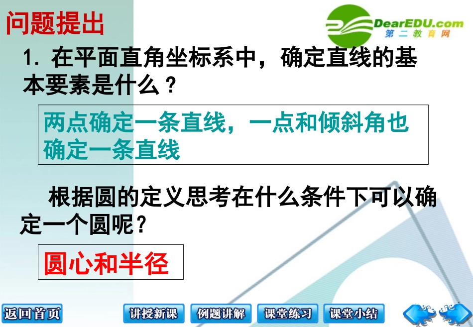 高中数学：圆的标准方程及待定系数法的应用课件 人教版必修2 课件_第3页