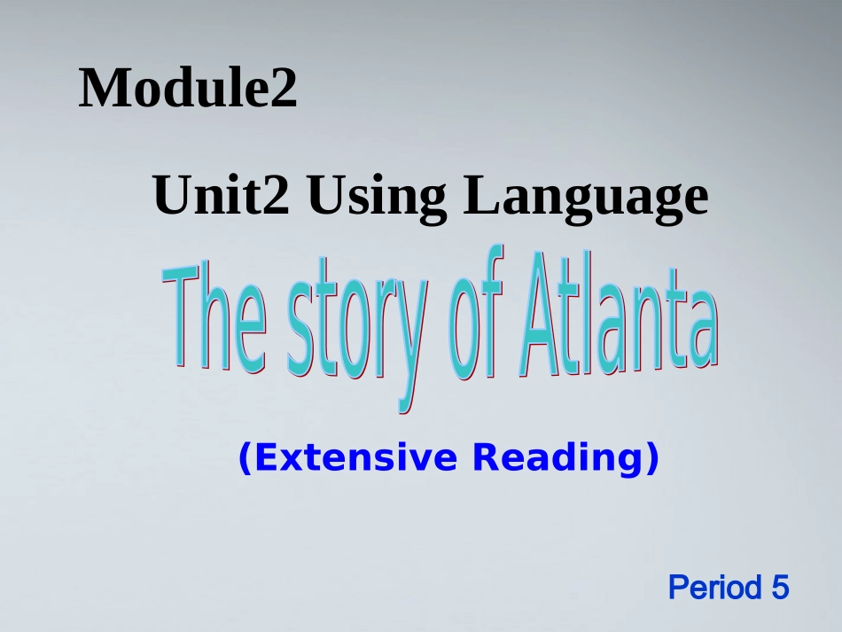 高考英语 unit2 using language课件_第1页