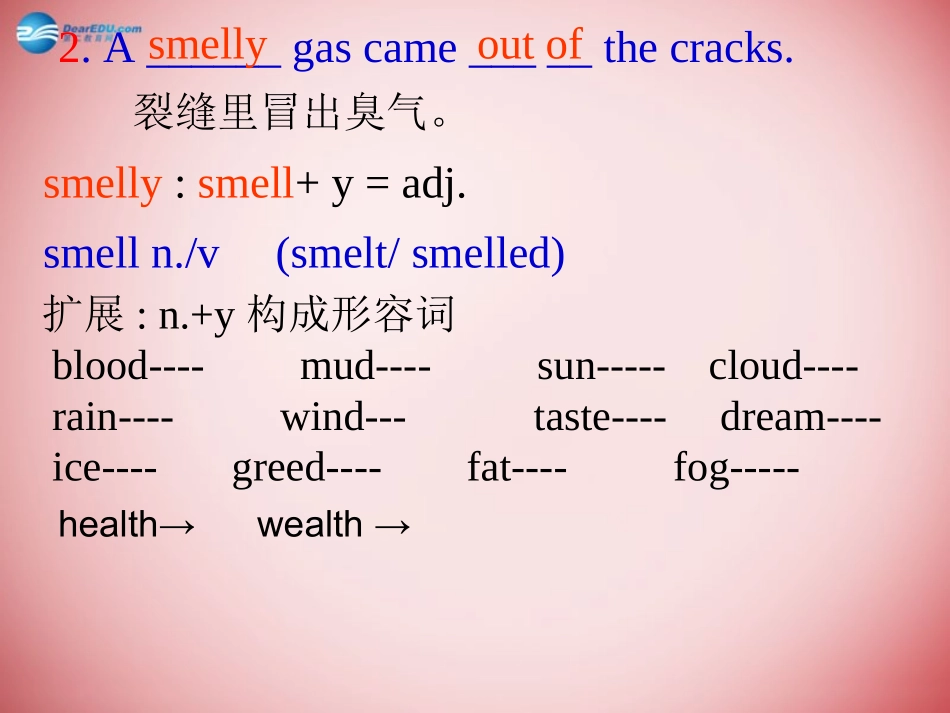 高中英语 Unit4 知识点课件 新人教版必修1 课件_第2页