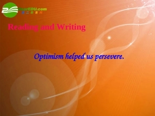 高中英语 Nothing ventured,nothing gained-Using language课件 新人教选修10 课件