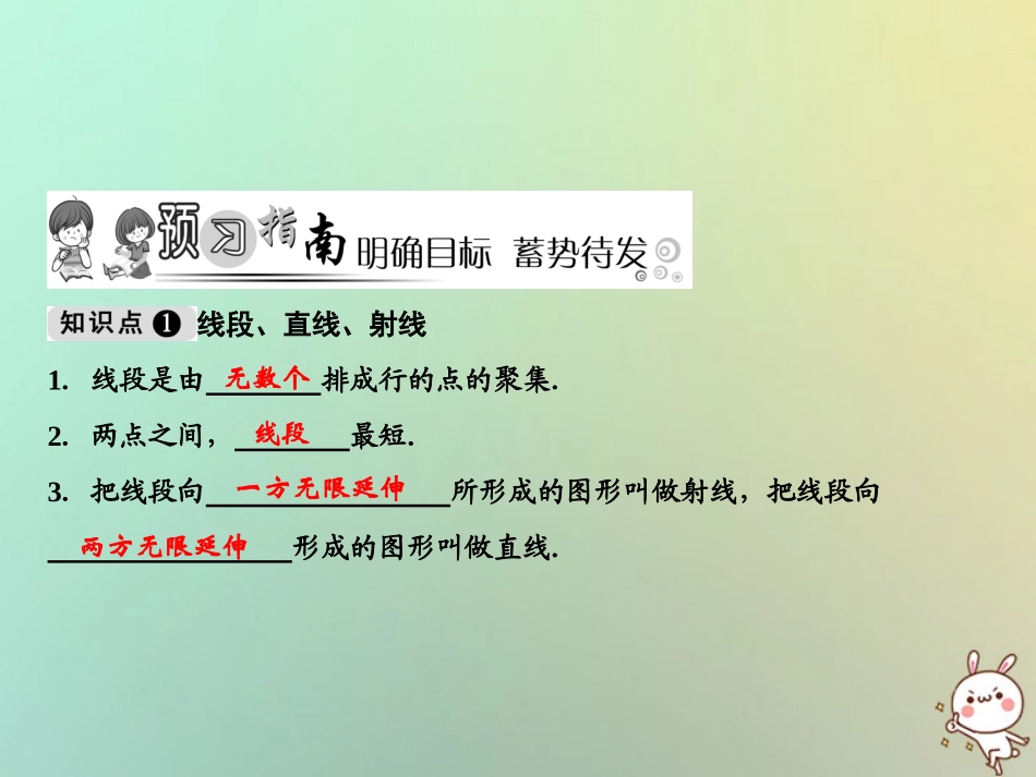 秋七年级数学上册 第4章 图形的初步认识 4.5.1 点和线课件 (新版)华东师大版 课件_第2页