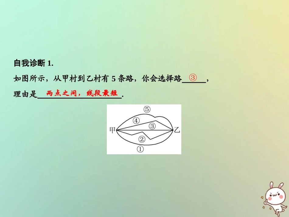 秋七年级数学上册 第4章 图形的初步认识 4.5.1 点和线课件 (新版)华东师大版 课件_第3页