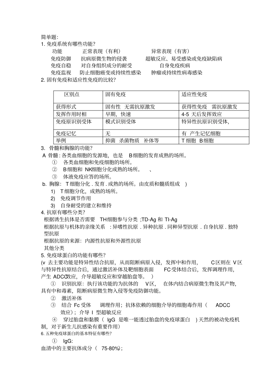 免疫学重点汇总_第2页
