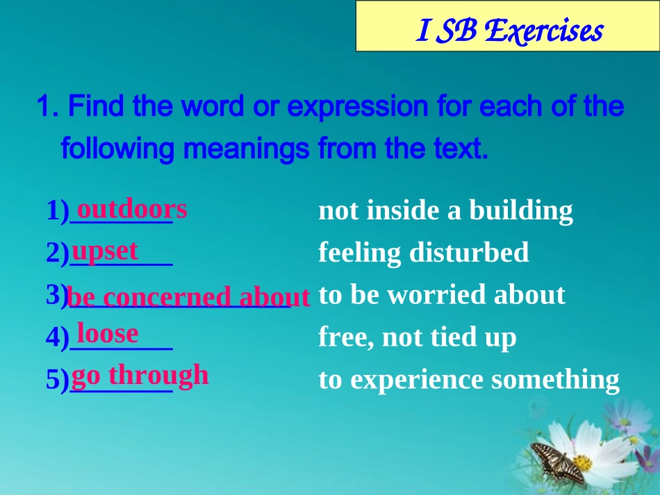 高中英语 Unit1 Words and expressions课件 必修1 课件_第2页