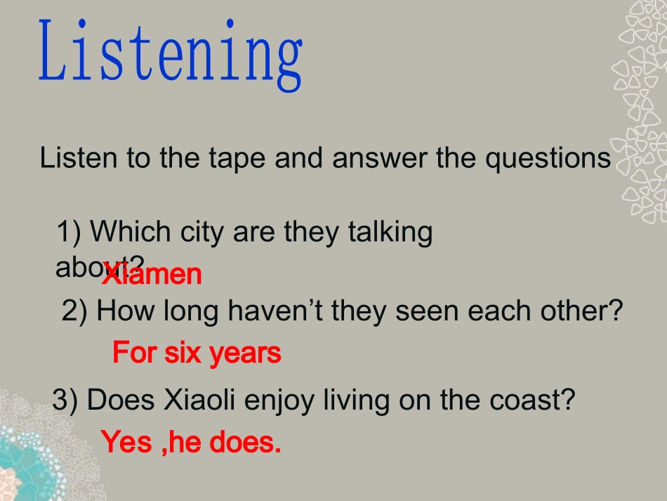 高中英语 Module 4 A Social Survey-My Neighbourhood 精品课件 外研版必修1 课件_第3页