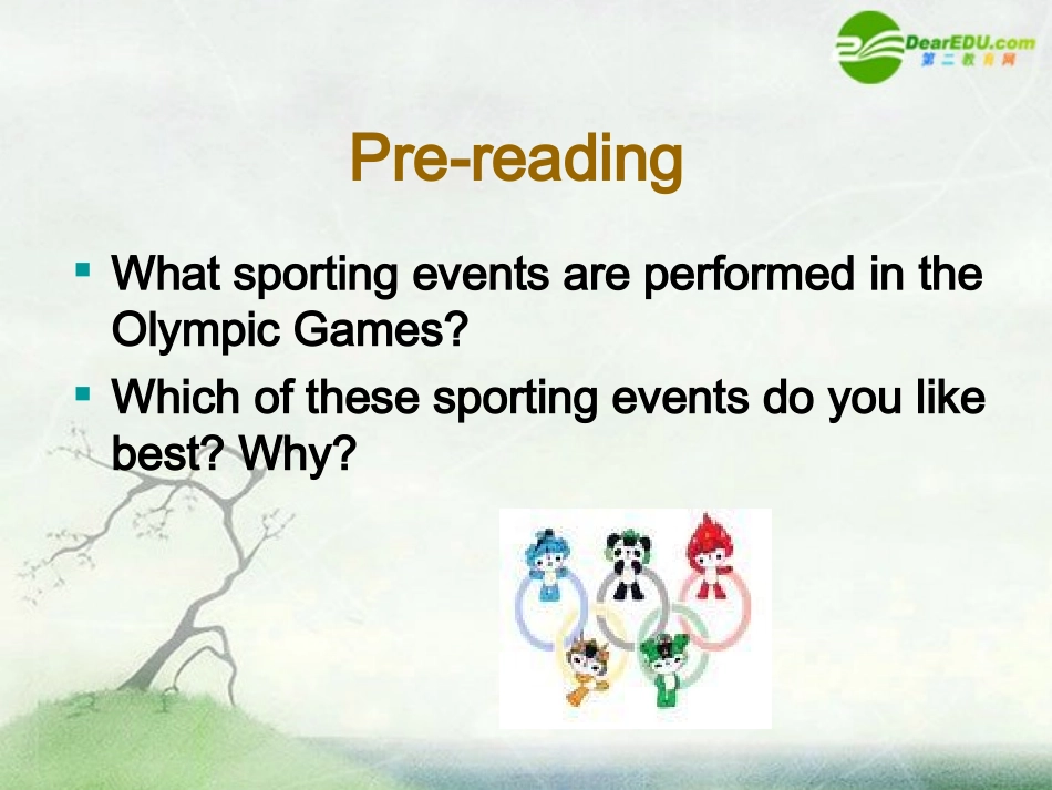高中英语 Unit2 Sporting events-project课件 牛津译林版必修4 课件_第3页