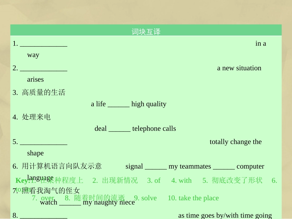 核按钮版高考英语一轮复习 Unit 3 Unit 3　Computers考点突破课件 新人教版必修2 课件_第3页