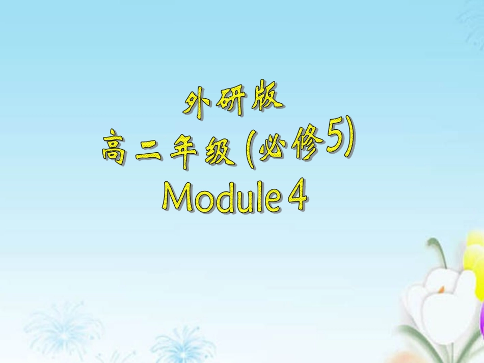 高中英语 4-2 Language points of the Everyday English课件 外研版必修5 课件_第1页