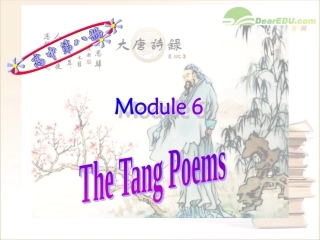 高三英语：Module 6(The Tang Poems-Language Points)测试课件(外研版选修8) 课件