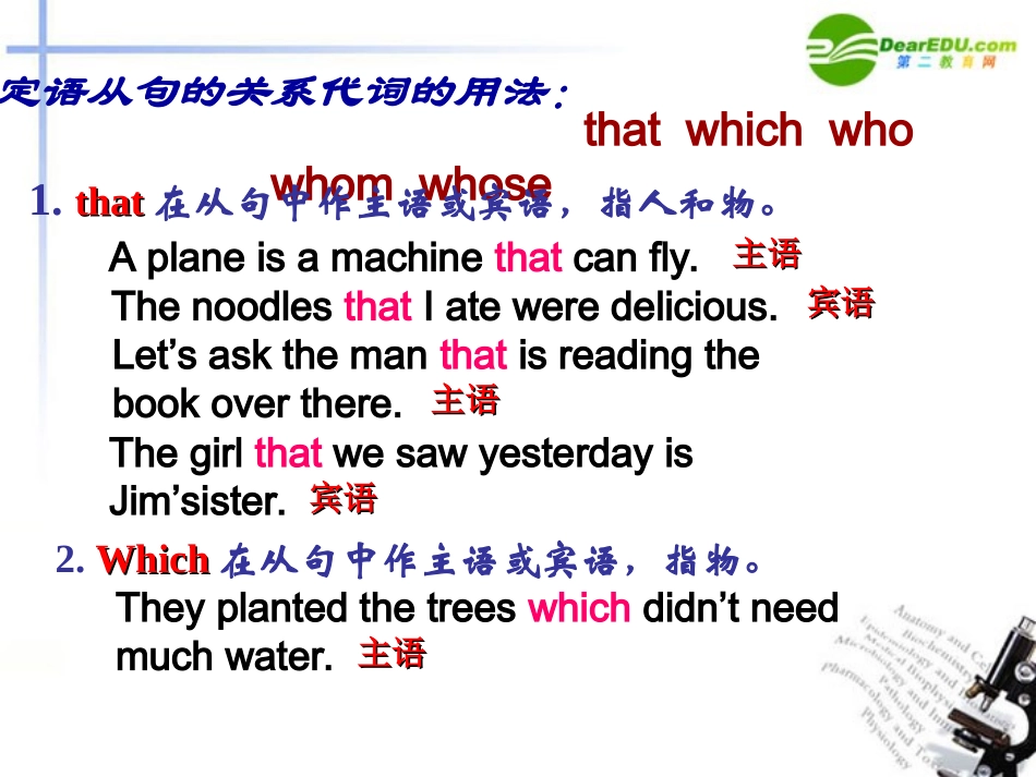 高中英语 语法定语从句课件 新人教版 课件_第2页