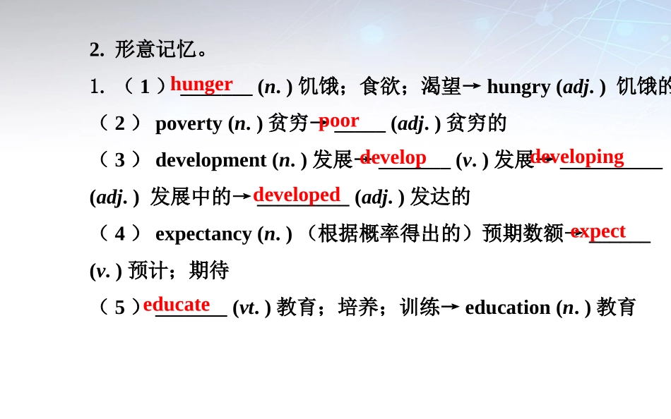 高中英语 Module2 Developing and Developed Countries课件3 新人教版必修3 课件_第3页