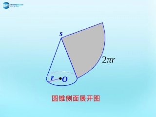 高中数学 13 空间几何体的表面积与体积 4圆锥侧面展开图素材 新人教版必修2 素材
