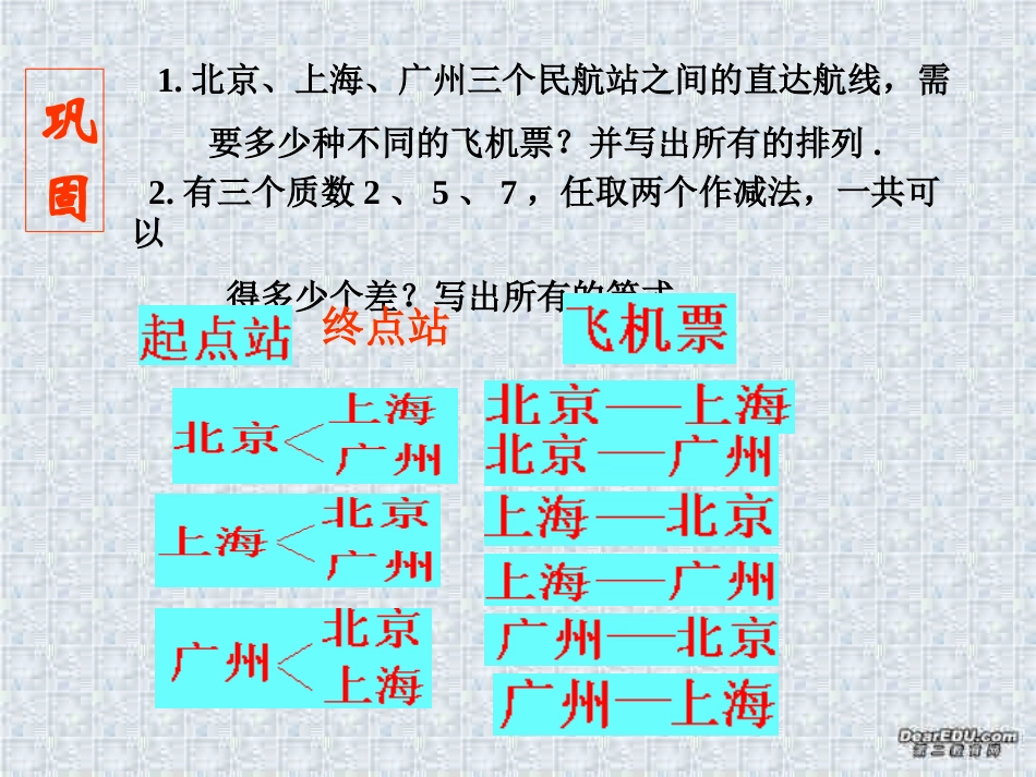 组合的概念 高二数学组合课件[整理五课时]新课标 高二数学组合课件[整理五课时]新课标_第3页