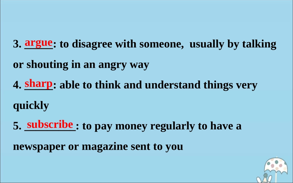 高中英语 Unit 1 A new start Developing ideas课件 外研版必修1 课件_第3页