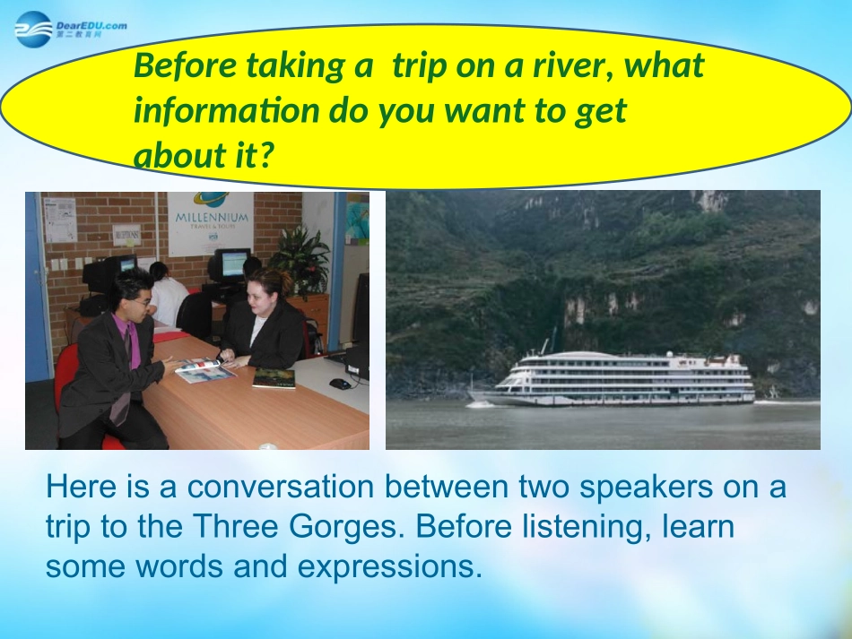 高中英语 Module5 Listening and cultural corner复习课件 外研版必修5 课件_第2页
