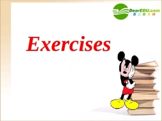 高中英语 M1 Exercises全程课件 外研版必修1 课件